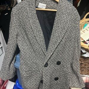 Windsor Bay Black and White Tweed Jacket